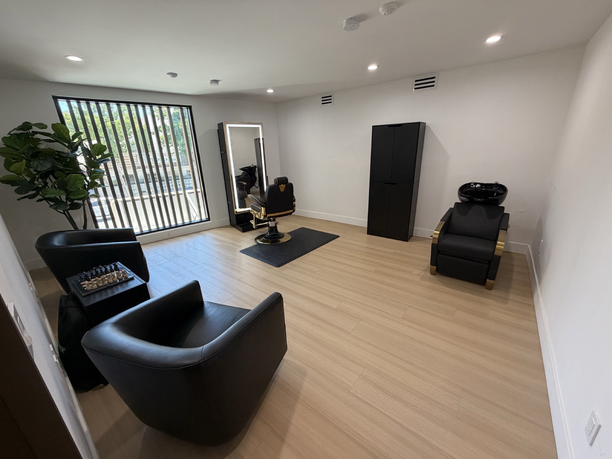 Inside the studio